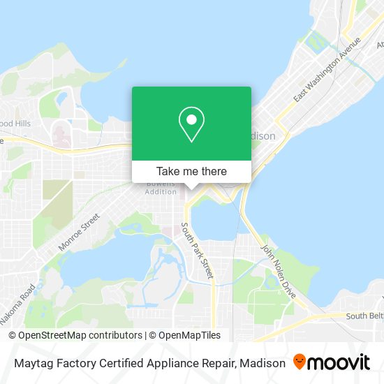 Maytag Factory Certified Appliance Repair map