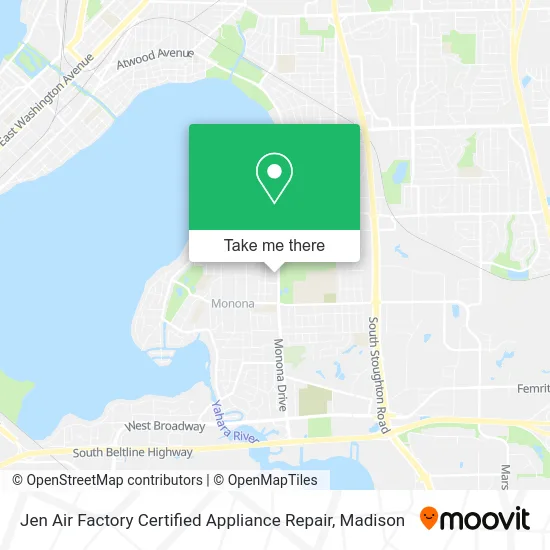 Jen Air Factory Certified Appliance Repair map