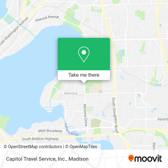 Capitol Travel Service, Inc. map