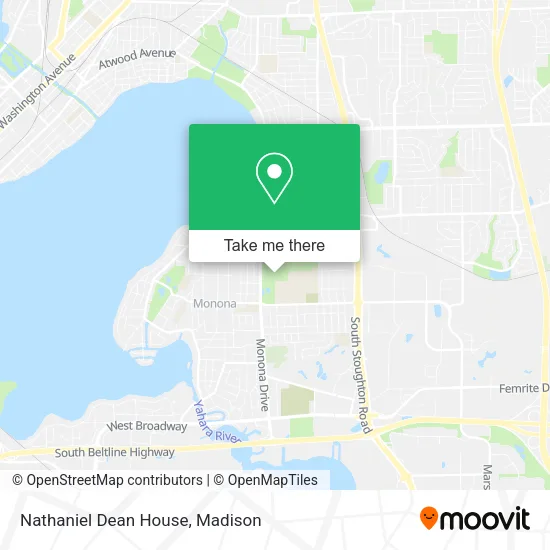 Nathaniel Dean House map