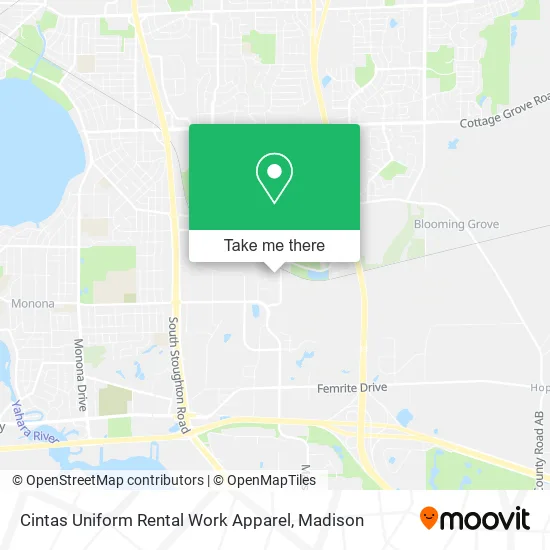 Cintas Uniform Rental Work Apparel map