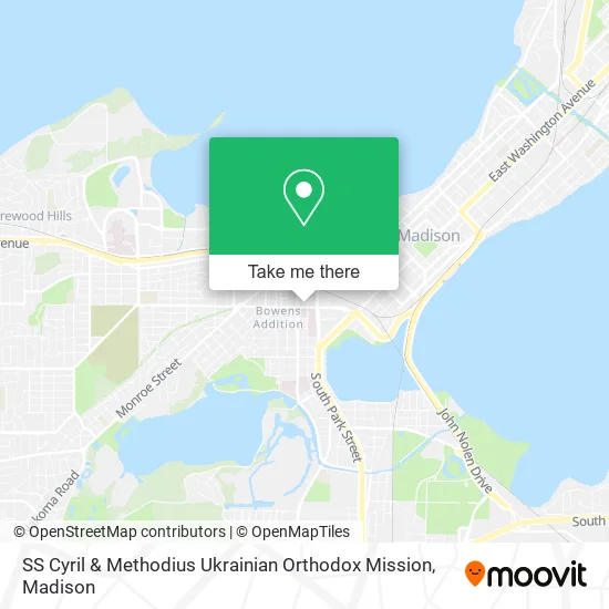 SS Cyril & Methodius Ukrainian Orthodox Mission map