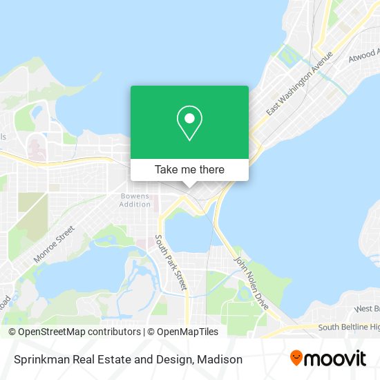 Sprinkman Real Estate and Design map