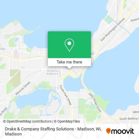 Mapa de Drake & Company Staffing Solutions - Madison, Wi