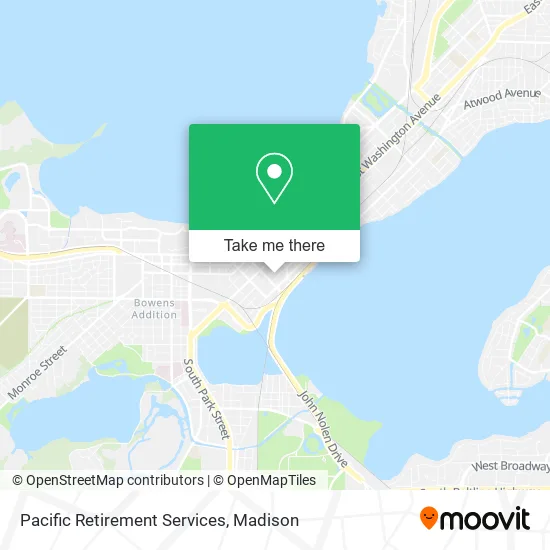 Pacific Retirement Services map