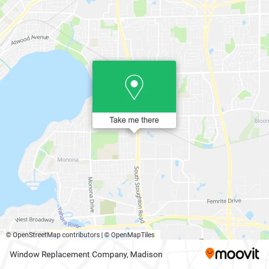 Mapa de Window Replacement Company