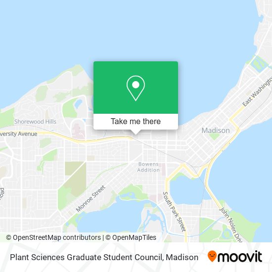Mapa de Plant Sciences Graduate Student Council