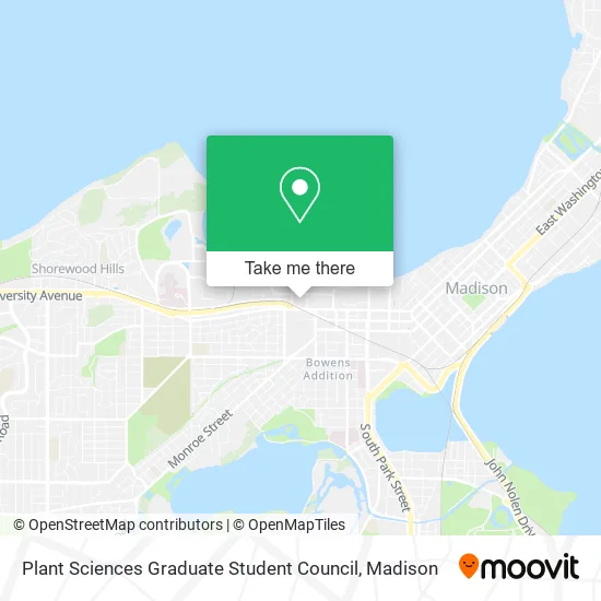 Plant Sciences Graduate Student Council map