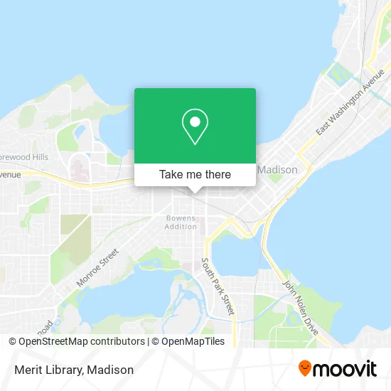 Merit Library map