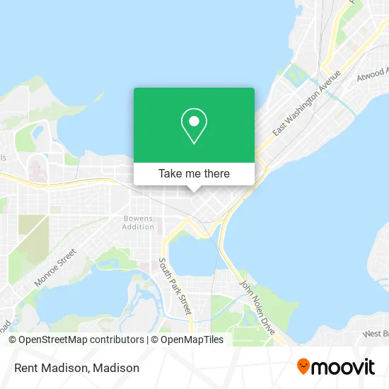 Mapa de Rent Madison