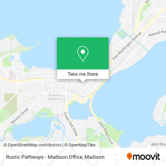 Rustic Pathways - Madison Office map