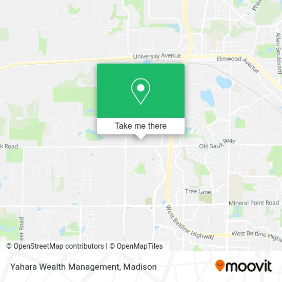 Yahara Wealth Management map