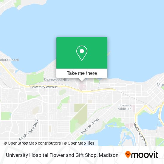 University Hospital Flower and Gift Shop map