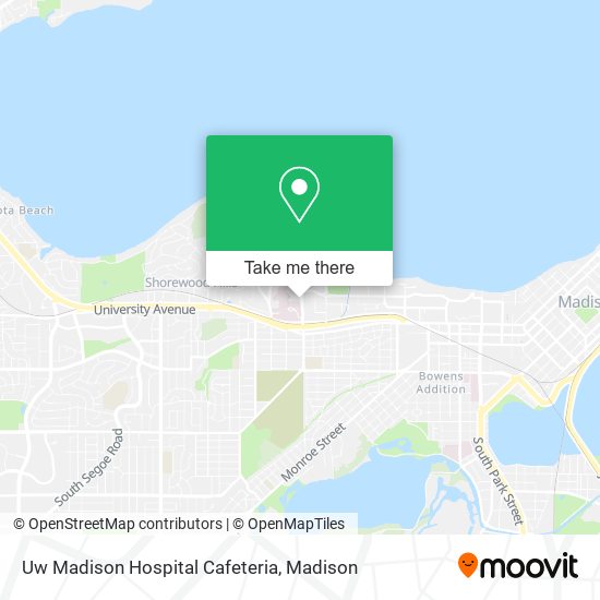 Mapa de Uw Madison Hospital Cafeteria