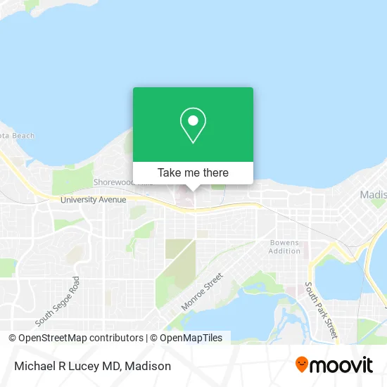 Michael R Lucey MD map