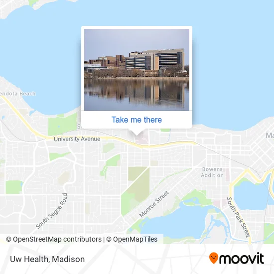 Uw Health map