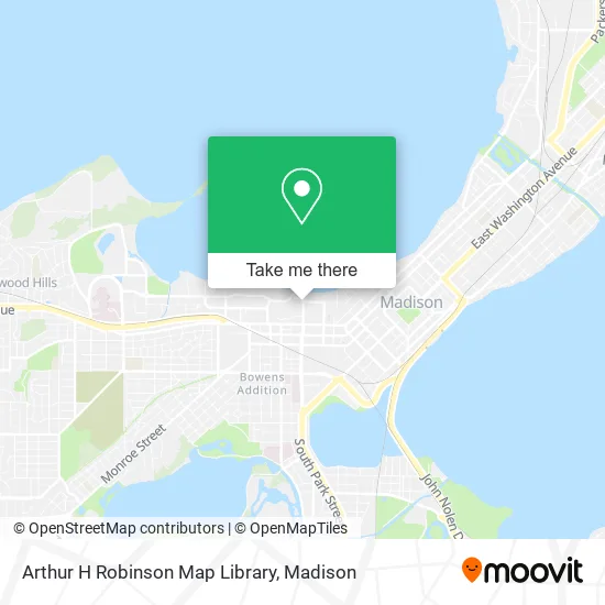 Arthur H Robinson Map Library map