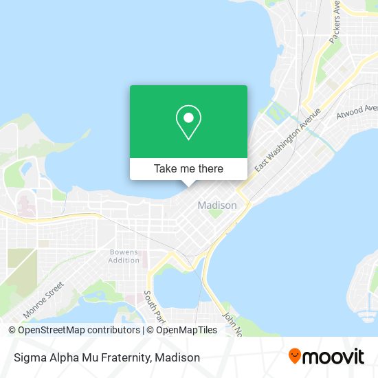 Mapa de Sigma Alpha Mu Fraternity