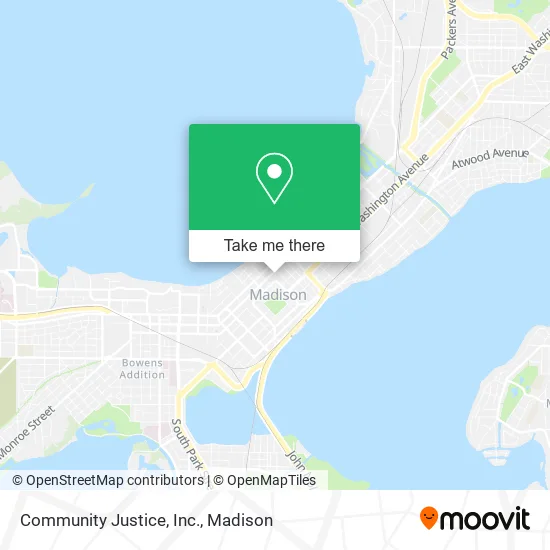 Community Justice, Inc. map