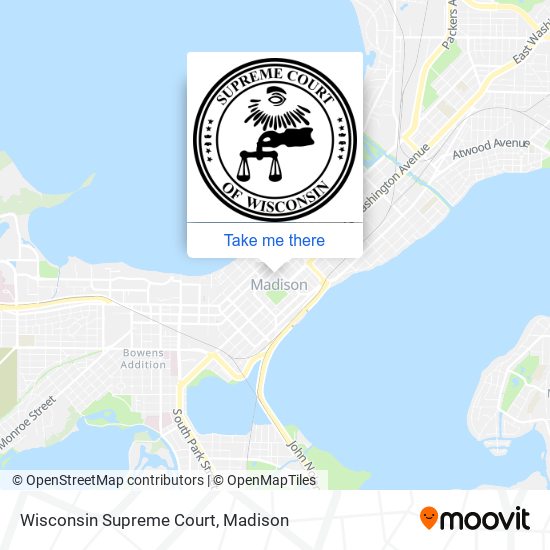 Wisconsin Supreme Court map