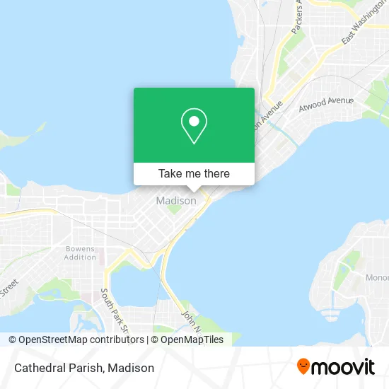 Cathedral Parish map