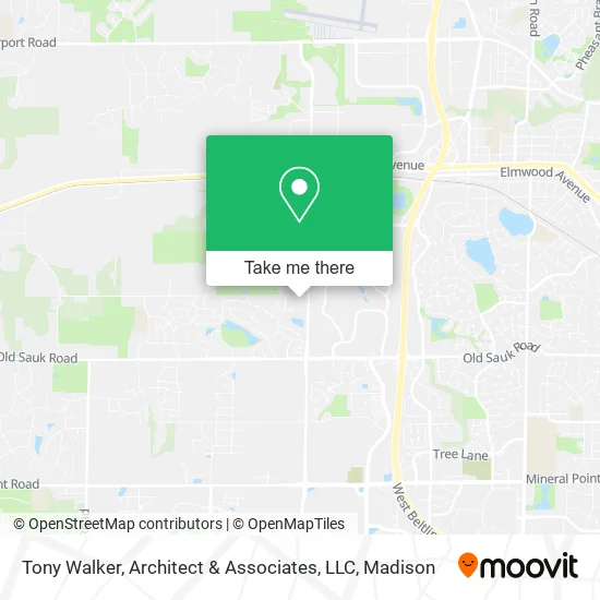 Tony Walker, Architect & Associates, LLC map