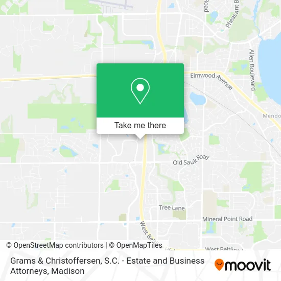 Grams & Christoffersen, S.C. - Estate and Business Attorneys map