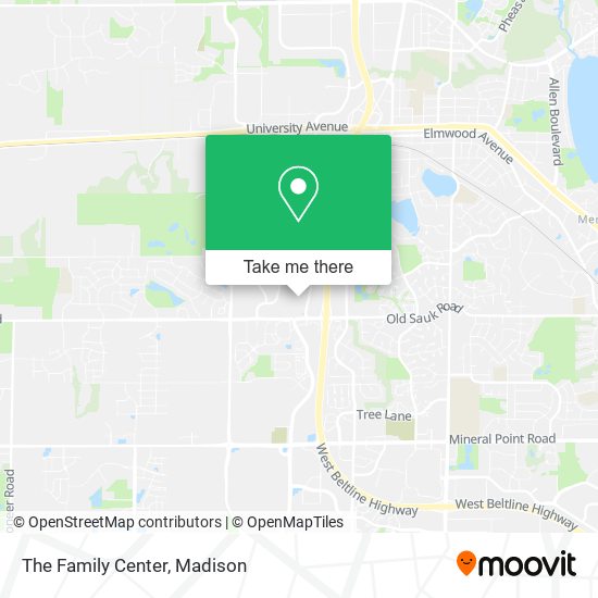 The Family Center map