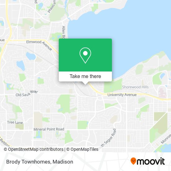 Brody Townhomes map