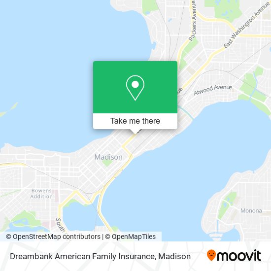 Dreambank American Family Insurance map