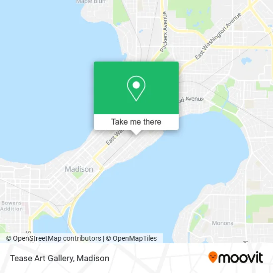 Mapa de Tease Art Gallery