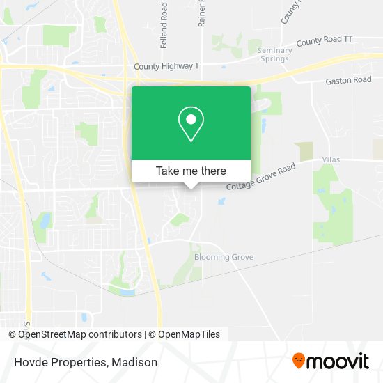 Hovde Properties map