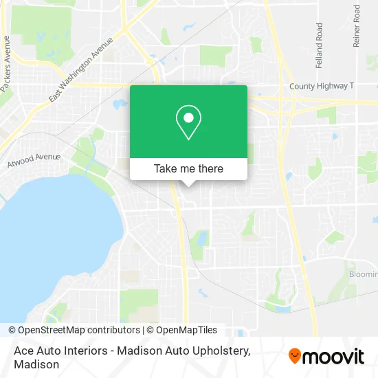 Mapa de Ace Auto Interiors - Madison Auto Upholstery