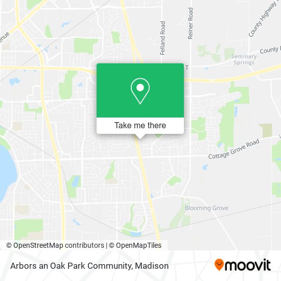 Arbors an Oak Park Community map