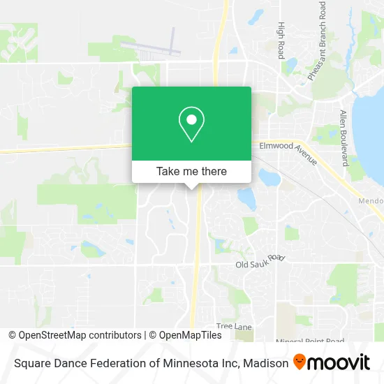 Square Dance Federation of Minnesota Inc map