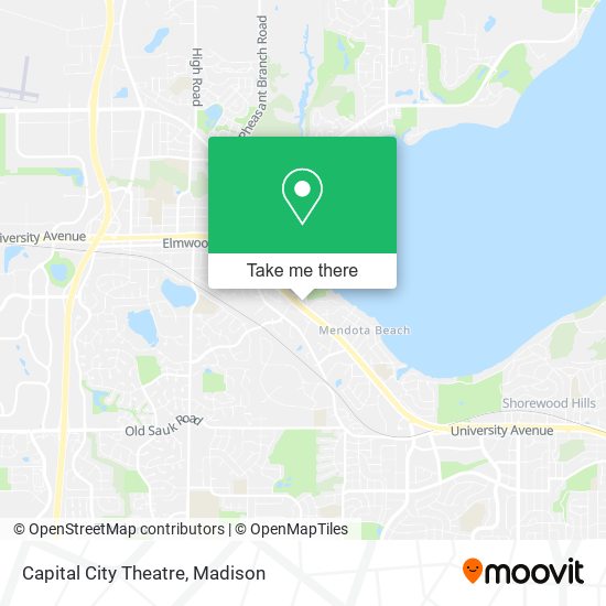 Capital City Theatre map