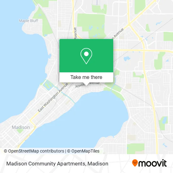 Madison Community Apartments map