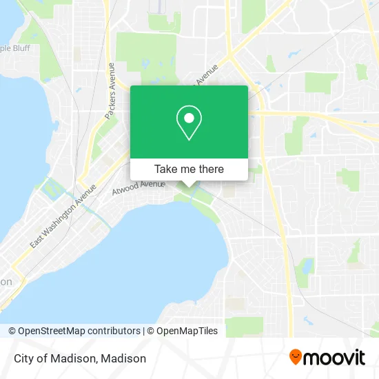 City of Madison map