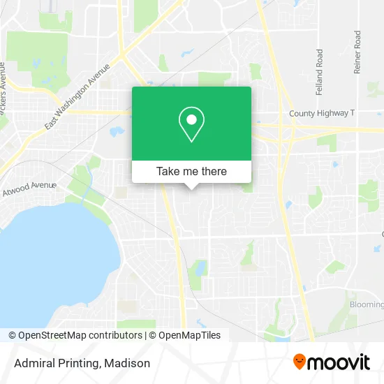 Mapa de Admiral Printing