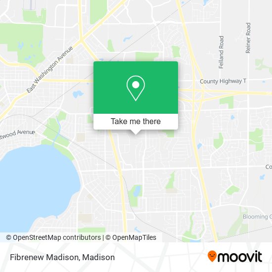 Mapa de Fibrenew Madison