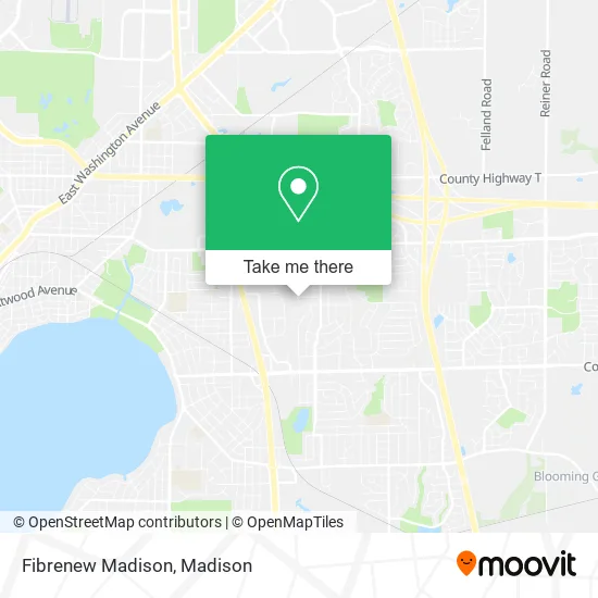 Fibrenew Madison map