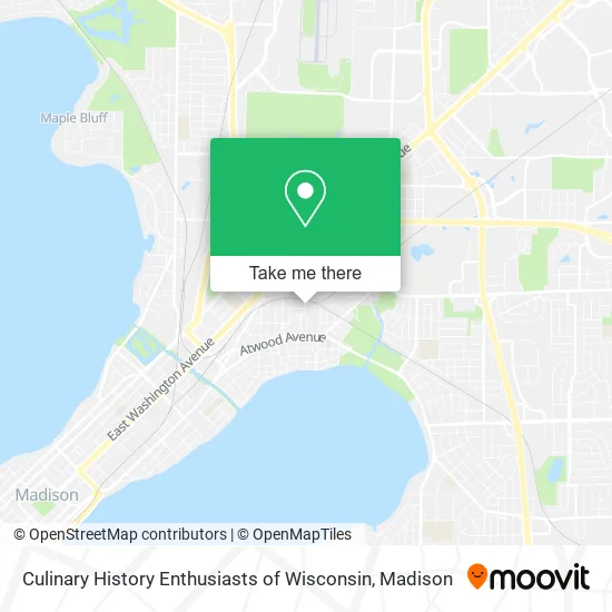 Culinary History Enthusiasts of Wisconsin map