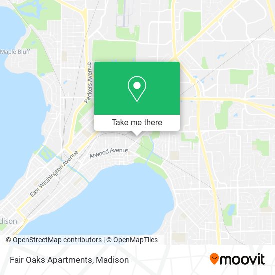 Mapa de Fair Oaks Apartments