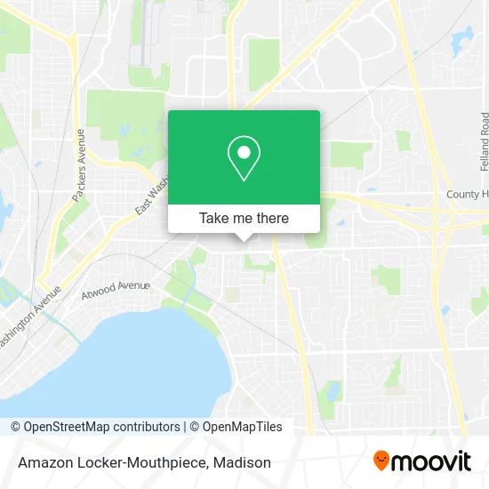 Amazon Locker-Mouthpiece map