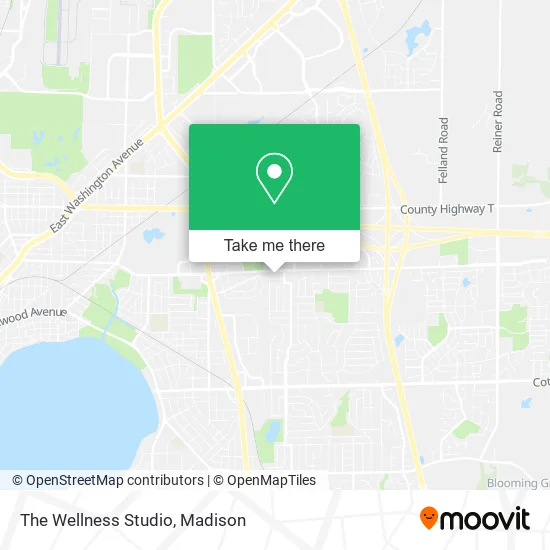 The Wellness Studio map