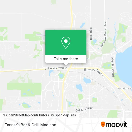 Mapa de Tanner's Bar & Grill