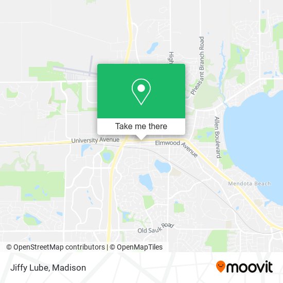 Jiffy Lube map