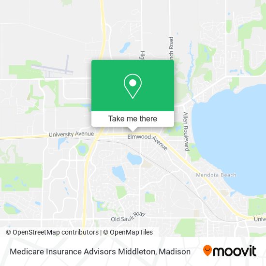 Mapa de Medicare Insurance Advisors Middleton