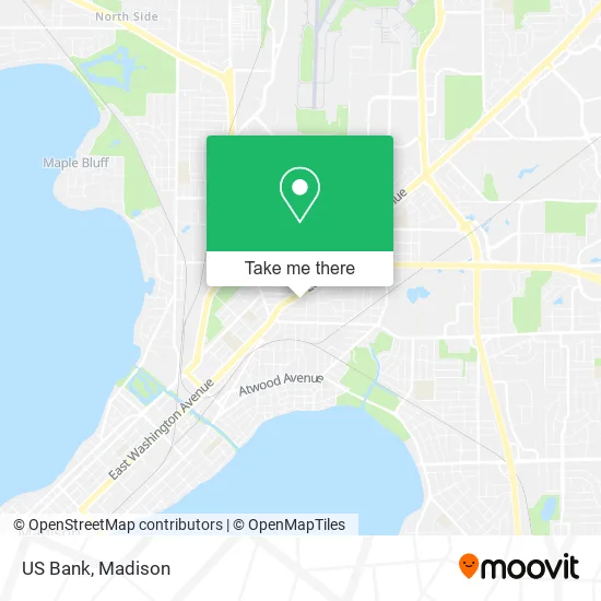 Mapa de US Bank
