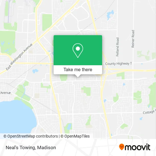 Neal's Towing map